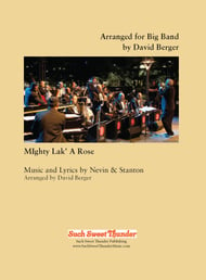 MIghty Lak' A Rose Jazz Ensemble sheet music cover Thumbnail